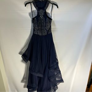 Navy blue formal dress size 5 Jrs